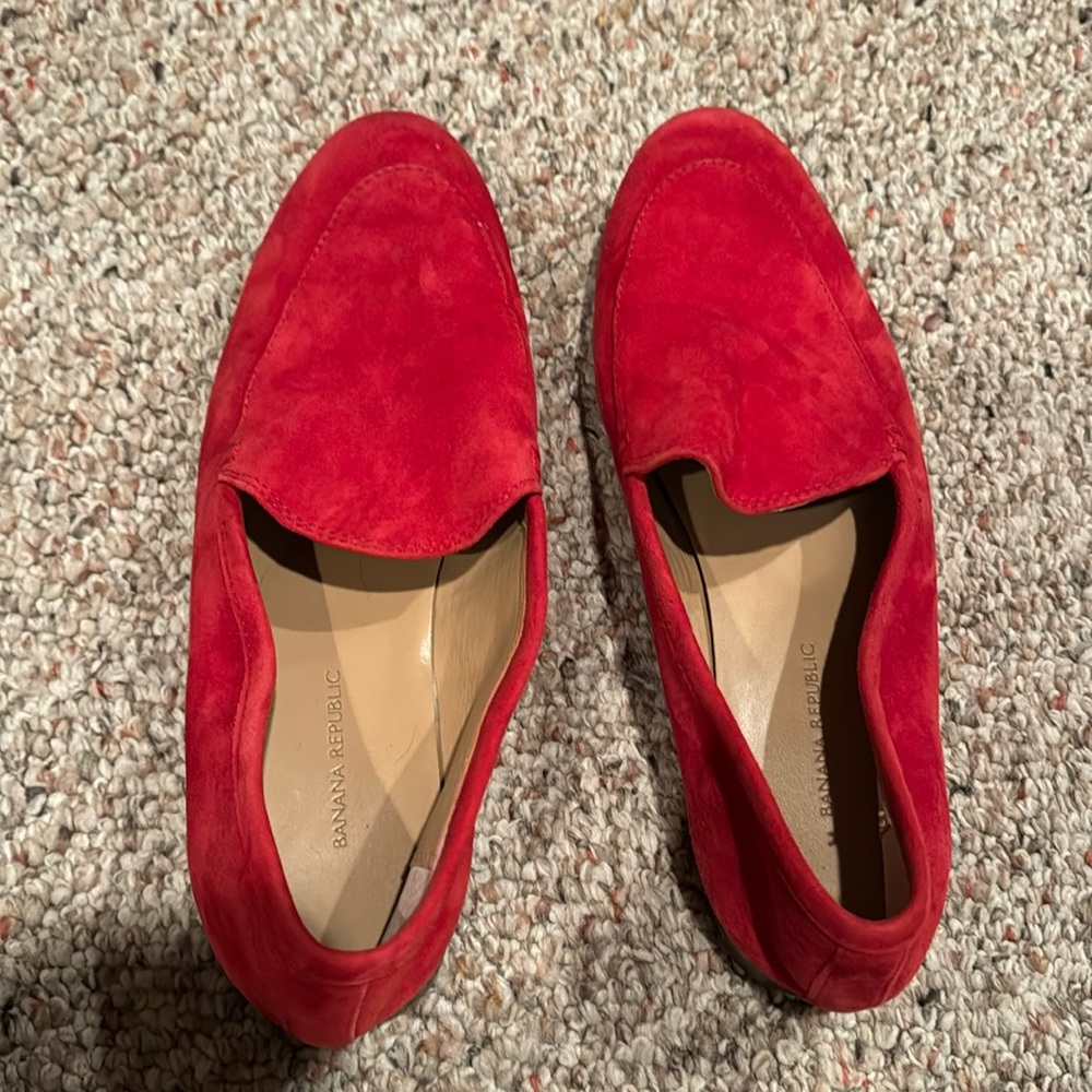 Banana Republic suede loafers
